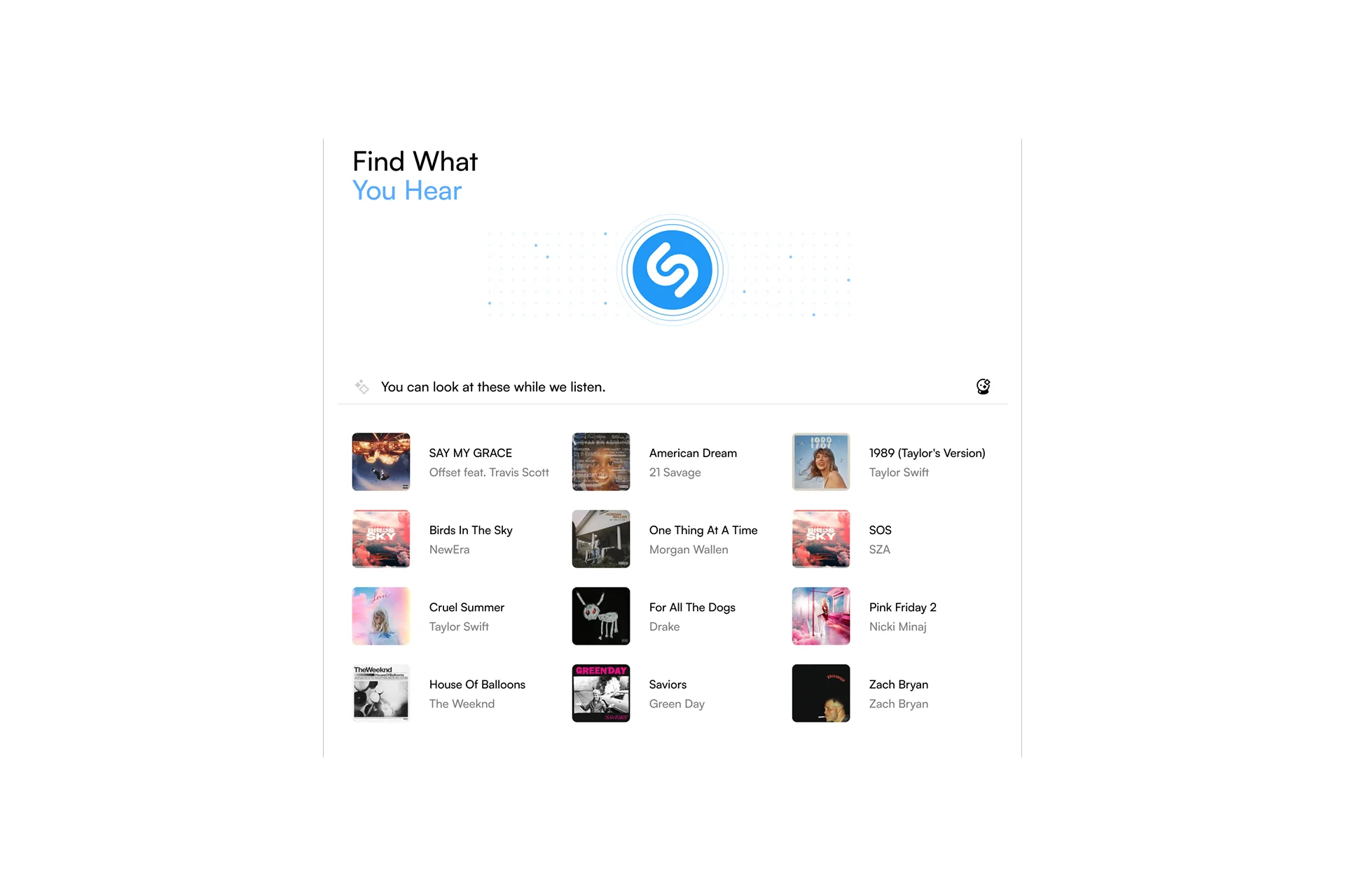 SHAZAM Product Design & UX/UI Preview 1